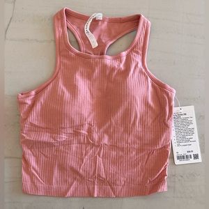 Lululemon Ebb to Street Cropped Racerback Tank Top. Size 10